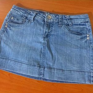 L.E.I Mini Jean Skirt